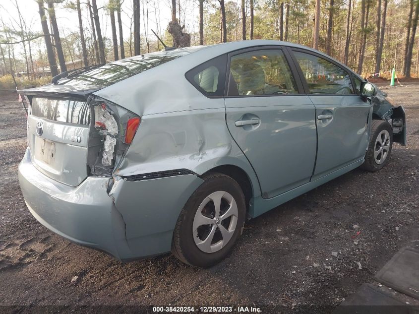 2013 TOYOTA PRIUS THREE - JTDKN3DUXD5684587