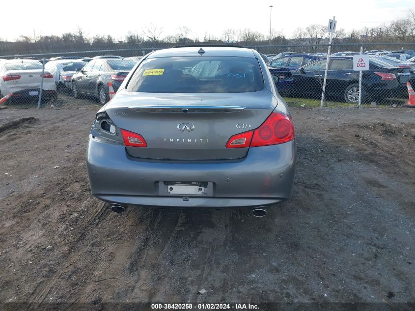 2013 INFINITI G37X JN1CV6AR0DM752202