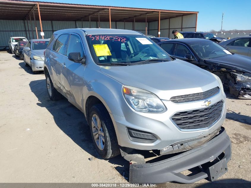 2016 CHEVROLET EQUINOX LS - 2GNALBEK3G1181926