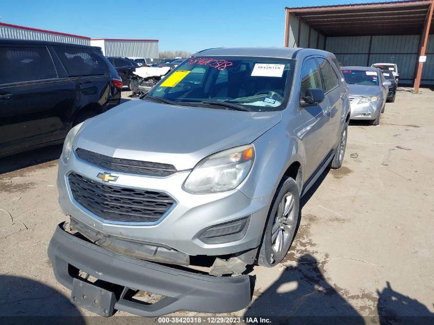 2016 CHEVROLET EQUINOX LS - 2GNALBEK3G1181926