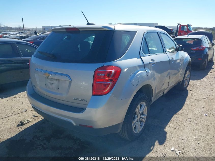 2016 CHEVROLET EQUINOX LS - 2GNALBEK3G1181926