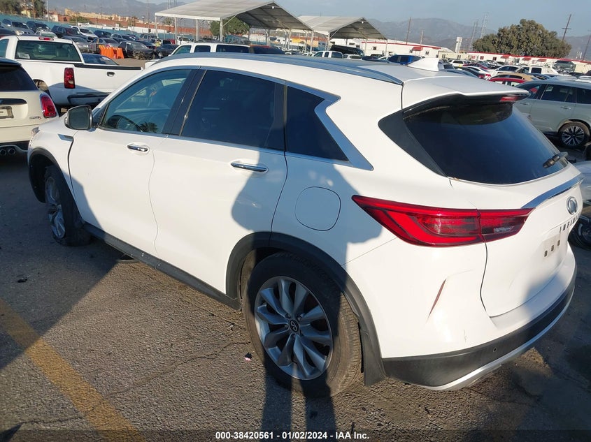 VIN 3PCAJ5BA8MF102626 2021 INFINITI QX50 LUXE