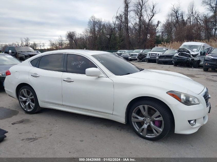 2013 INFINITI M37X JN1BY1AR8DM603817