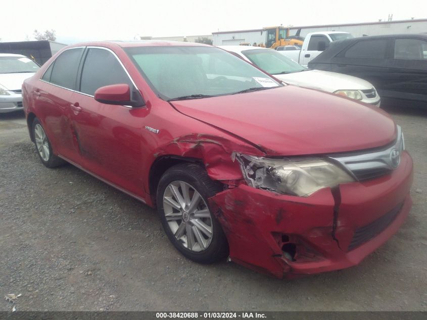 2013 TOYOTA CAMRY HYBRID XLE - 4T1BD1FK1DU064229