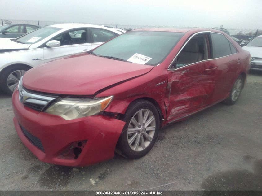 2013 TOYOTA CAMRY HYBRID XLE - 4T1BD1FK1DU064229