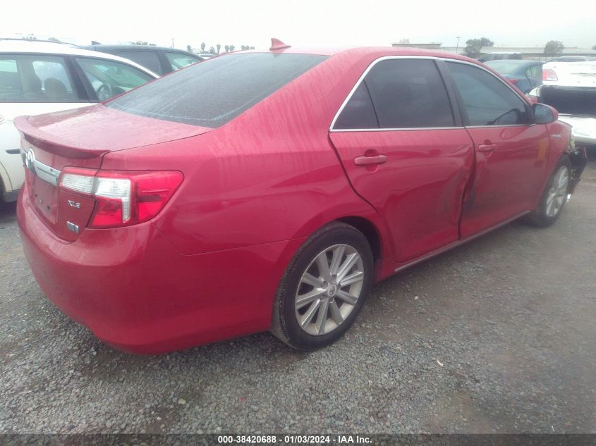 2013 TOYOTA CAMRY HYBRID XLE - 4T1BD1FK1DU064229