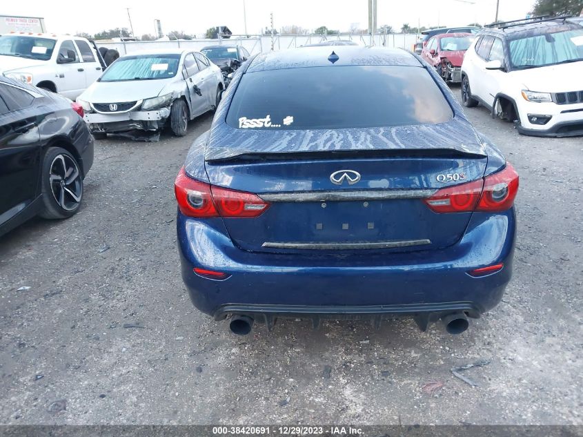 2016 INFINITI Q50 RED SPORT 400 - JN1FV7AP4GM420401