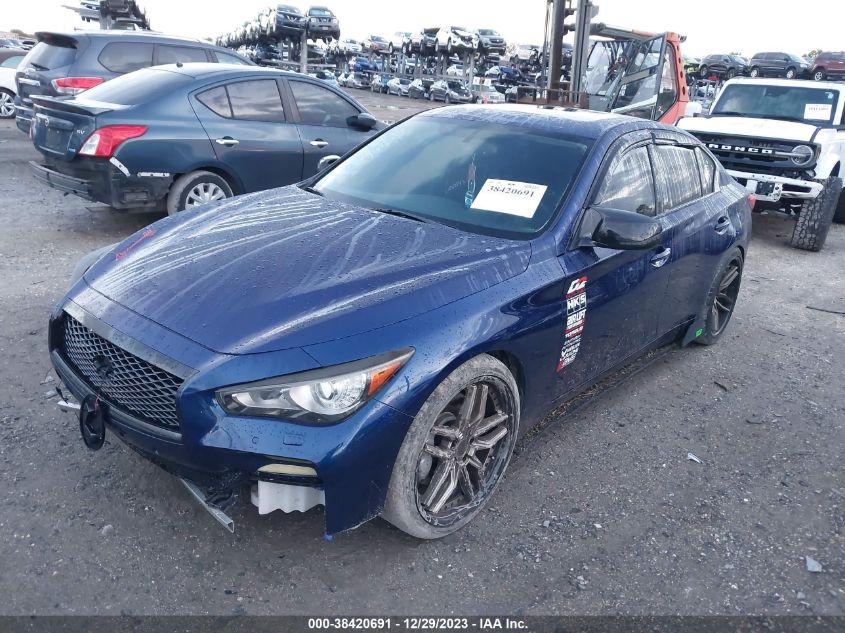2016 INFINITI Q50 RED SPORT 400 - JN1FV7AP4GM420401