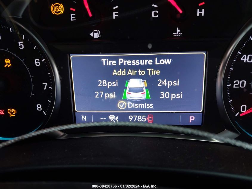 2022 CHEVROLET EQUINOX LT - 3GNAXKEV8NL259692