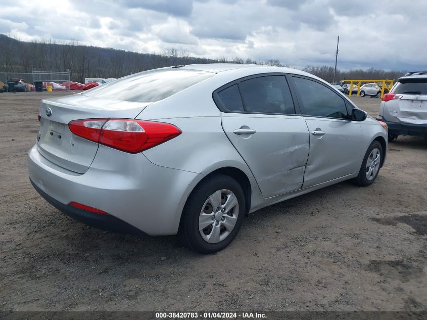 2015 KIA FORTE LX - KNAFK4A63F5292377