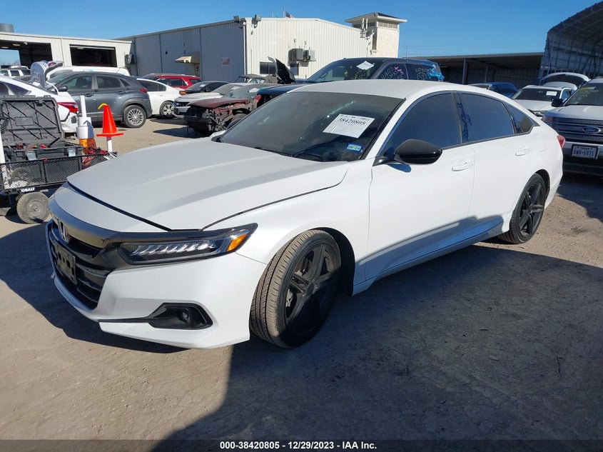 VIN 1HGCV1F37MA087564 2021 HONDA ACCORD SPORT