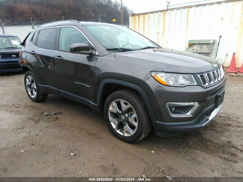 Lot #2541528419 2021 JEEP COMPASS LIMITED 4X4 salvage car