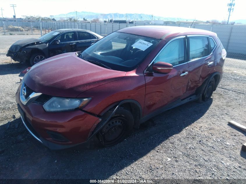 2015 NISSAN ROGUE S - KNMAT2MT7FP582142