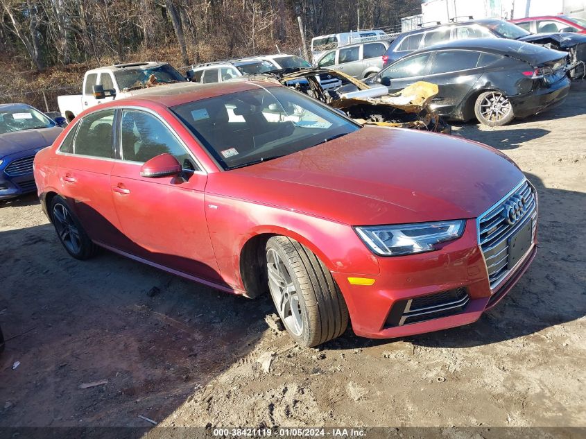 2018 AUDI A4 PREMIUM PLUS - WAUENAF41JA035162