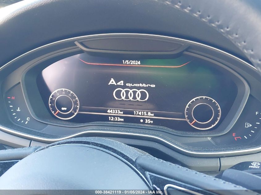 2018 AUDI A4 PREMIUM PLUS - WAUENAF41JA035162