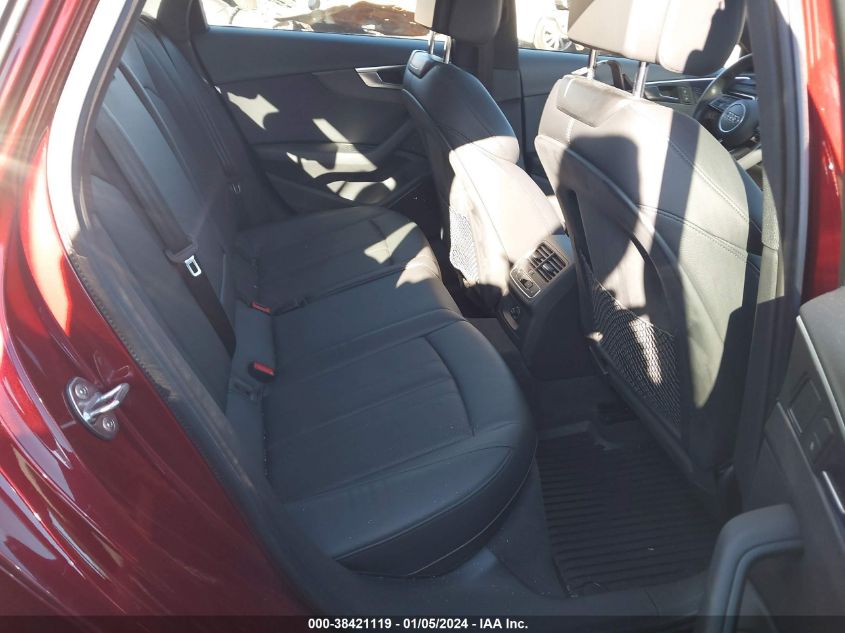 2018 AUDI A4 PREMIUM PLUS - WAUENAF41JA035162