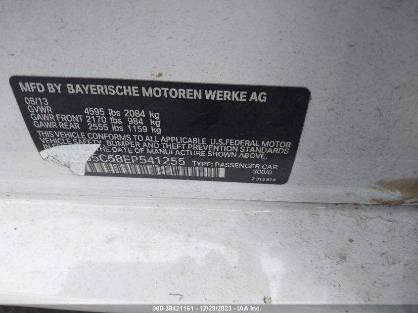 2014 BMW 328I XDRIVE - WBA3B5C58EP541255
