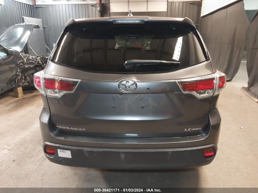 2014 TOYOTA HIGHLANDER LE PLUS V6 - 5TDBKRFH0ES053872