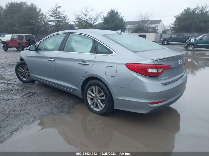 2015 HYUNDAI SONATA SE - 5NPE24AFXFH010296