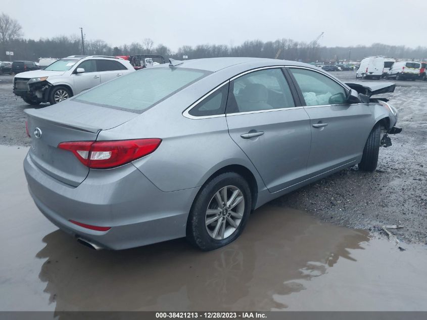 2015 HYUNDAI SONATA SE - 5NPE24AFXFH010296