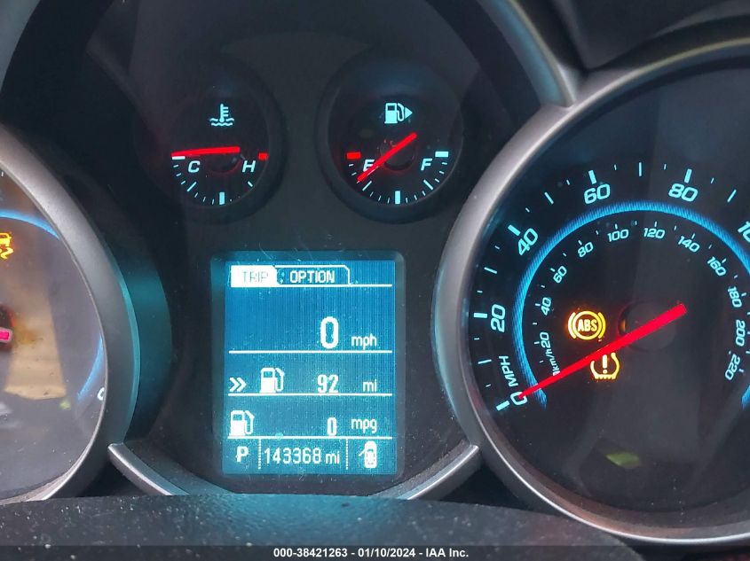 2014 CHEVROLET CRUZE LT - 1G1PC5SB4E7385913
