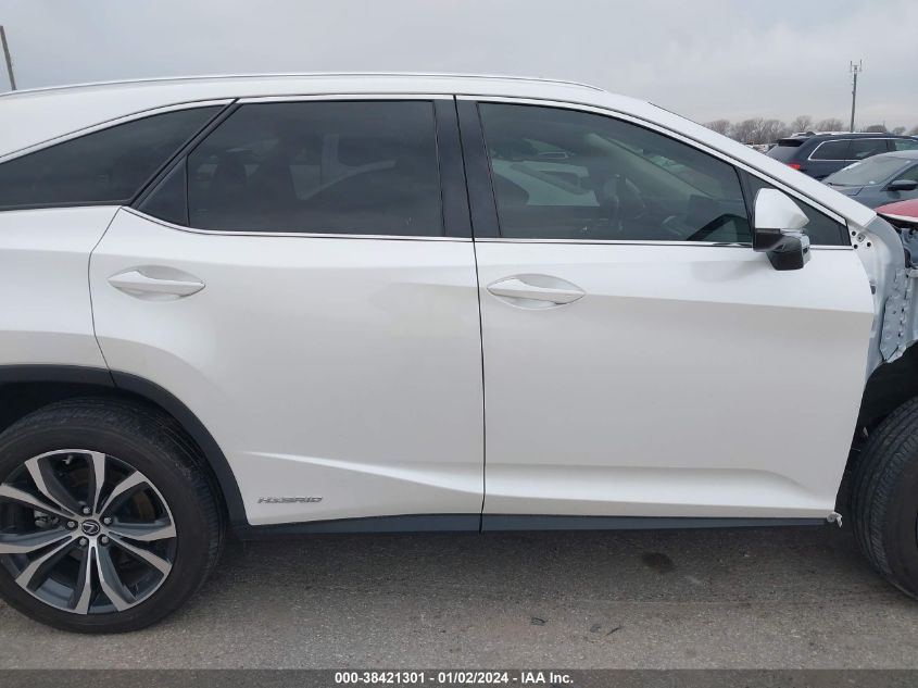 2021 LEXUS RX 450HL JTJHGKFAXM2019544
