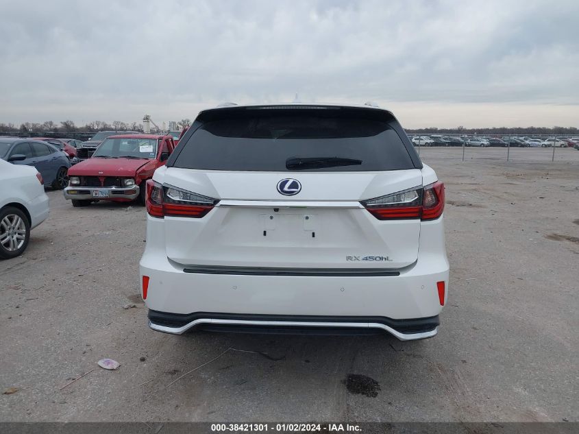 2021 LEXUS RX 450HL JTJHGKFAXM2019544