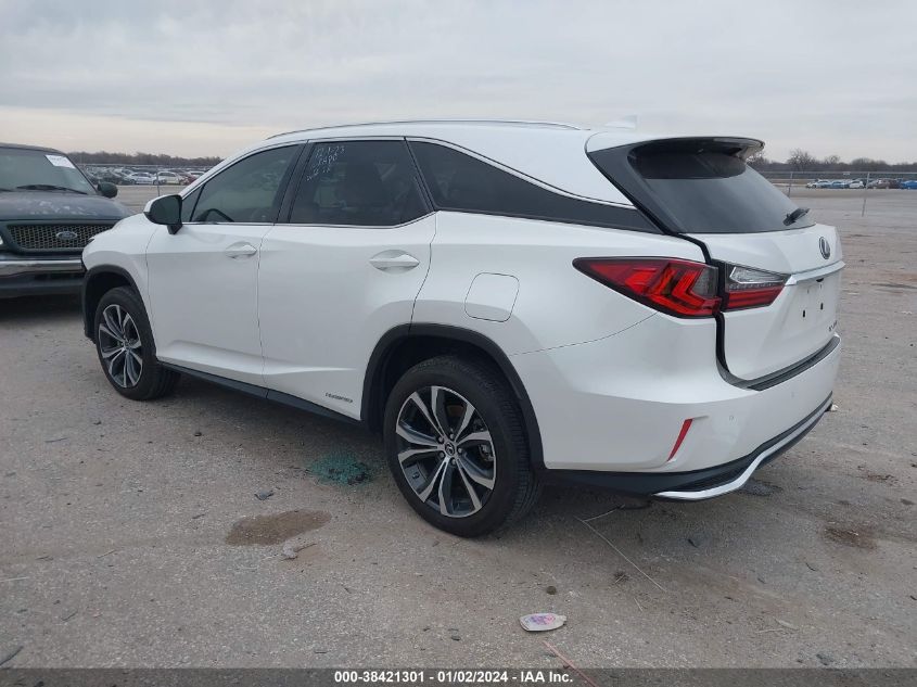 2021 LEXUS RX 450HL JTJHGKFAXM2019544