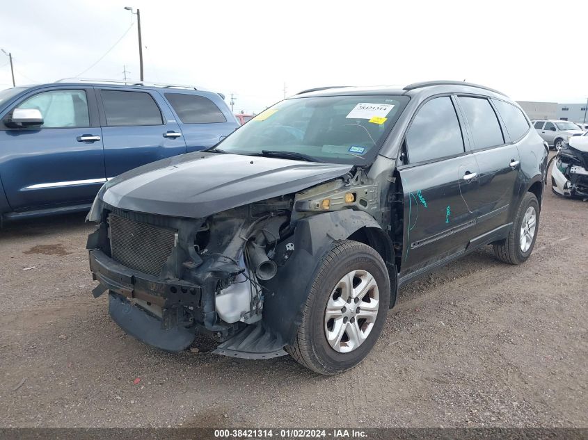2015 CHEVROLET TRAVERSE LS - 1GNKRFKDXFJ376104