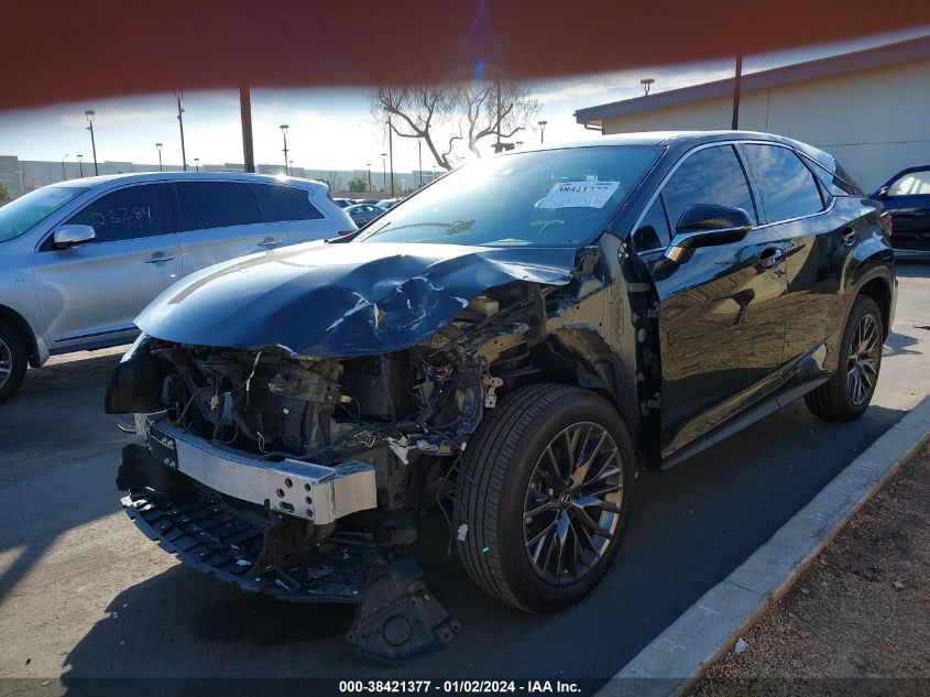 2020 LEXUS RX 350 F SPORT - 2T2SZMDA4LC218103