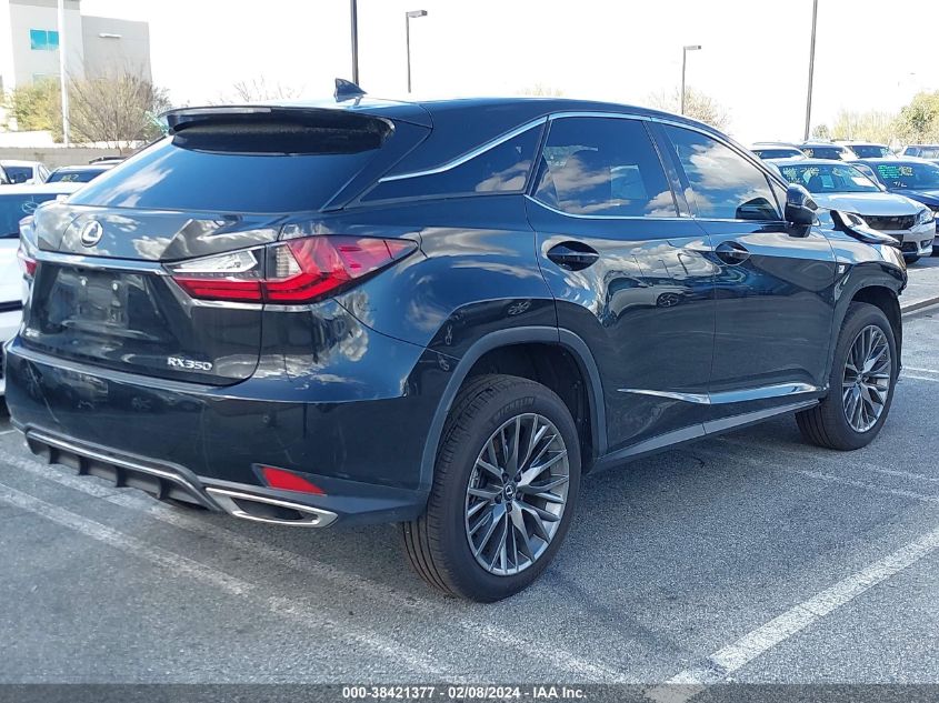 2020 LEXUS RX 350 F SPORT - 2T2SZMDA4LC218103