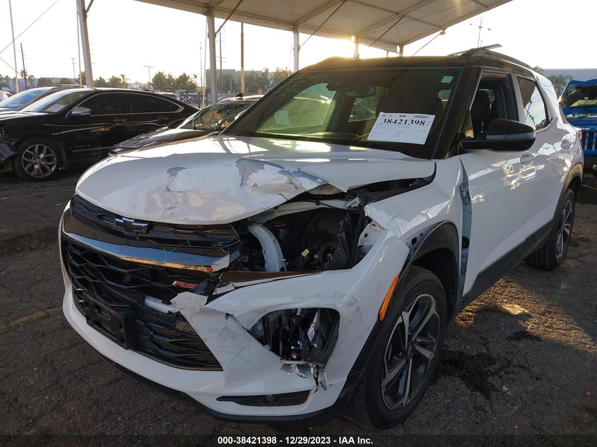VIN KL79MUSL2MB168854 2021 CHEVROLET TRAILBLAZER RS
