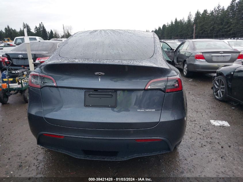 2023 TESLA MODEL Y AWD/LONG RANGE DUAL MOTOR ALL-WHEEL DRIVE - 7SAYGDEE8PF907703