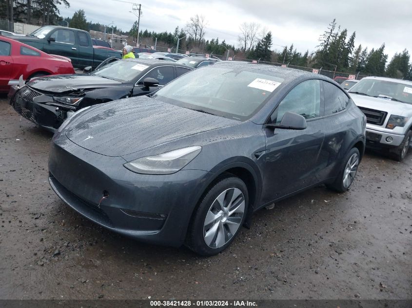 2023 TESLA MODEL Y AWD/LONG RANGE DUAL MOTOR ALL-WHEEL DRIVE - 7SAYGDEE8PF907703