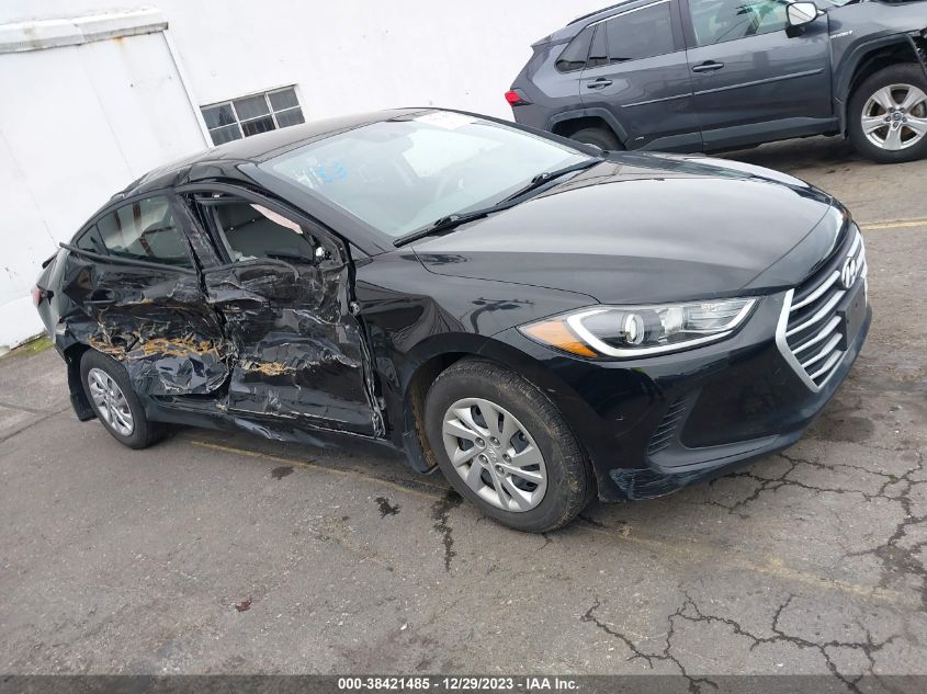 2017 HYUNDAI ELANTRA SE - KMHD74LF0HU402041