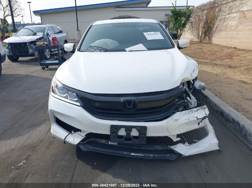 2017 HONDA ACCORD SPORT - 1HGCR2F53HA196119