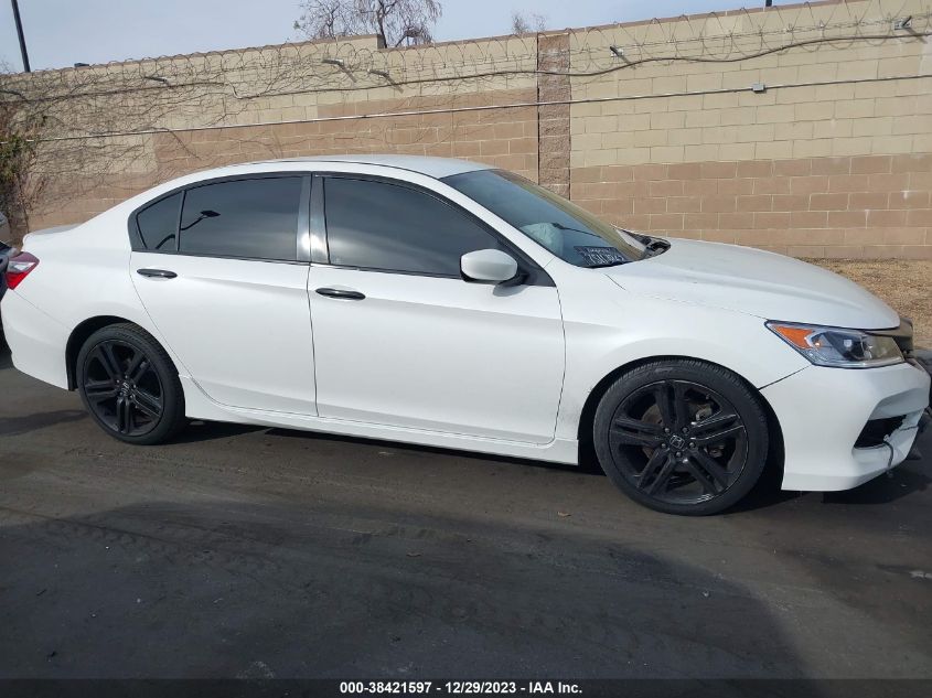 2017 HONDA ACCORD SPORT - 1HGCR2F53HA196119