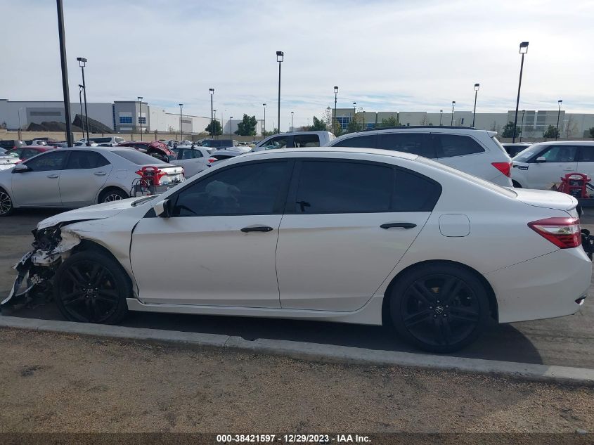 2017 HONDA ACCORD SPORT - 1HGCR2F53HA196119