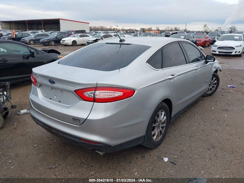 2015 FORD FUSION S - 3FA6P0G78FR254658