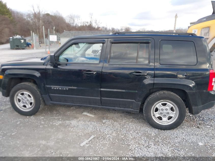 2014 JEEP PATRIOT SPORT - 1C4NJRBB3ED774121