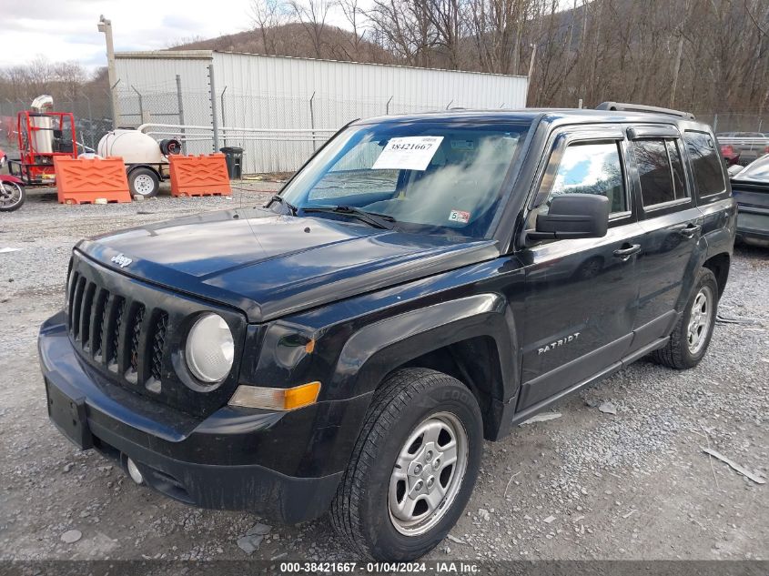 2014 JEEP PATRIOT SPORT - 1C4NJRBB3ED774121