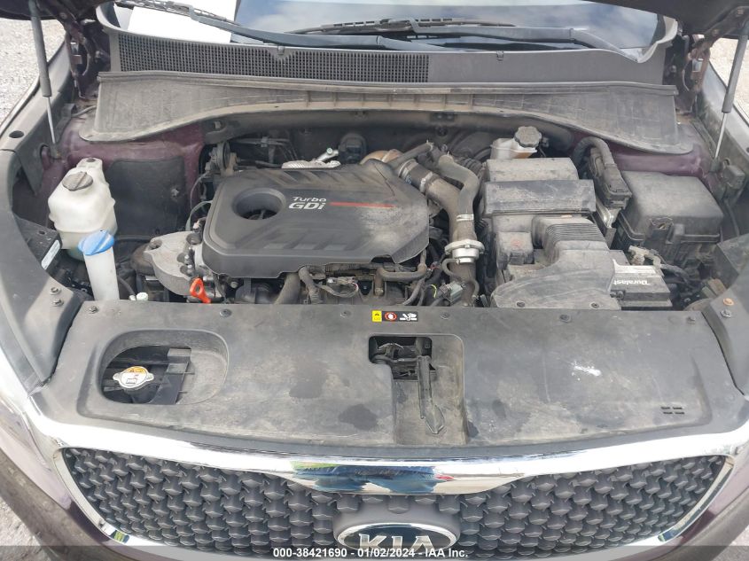 2016 KIA SORENTO EX - 5XYPHDA10GG034014