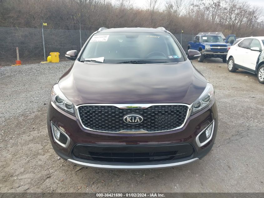 2016 KIA SORENTO EX - 5XYPHDA10GG034014