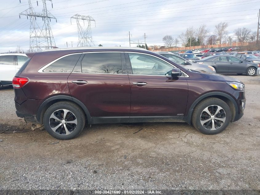 2016 KIA SORENTO EX - 5XYPHDA10GG034014