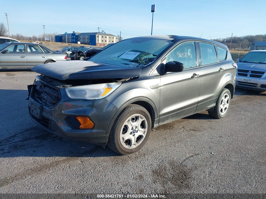VIN 1FMCU0F70HUD58897 2017 FORD ESCAPE S