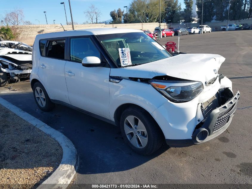 2016 KIA SOUL - KNDJN2A26G7388693