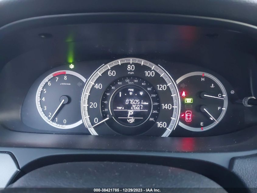 2015 HONDA ACCORD SEDAN - 1HGCR2F32FA210927