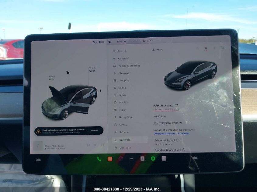 2018 TESLA MODEL 3 LONG RANGE/PERFORMANCE - 5YJ3E1EB4JF083126