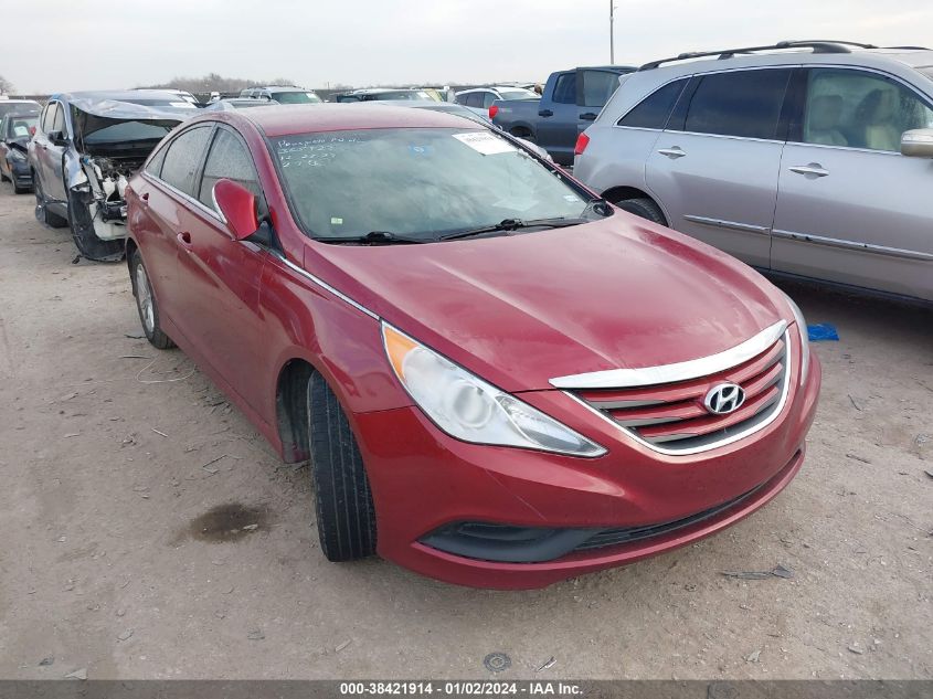 2014 HYUNDAI SONATA GLS - 5NPEB4AC9EH896065