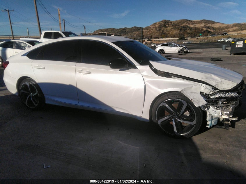 VIN 1HGCV1F32NA008089 2022 HONDA ACCORD SPORT
